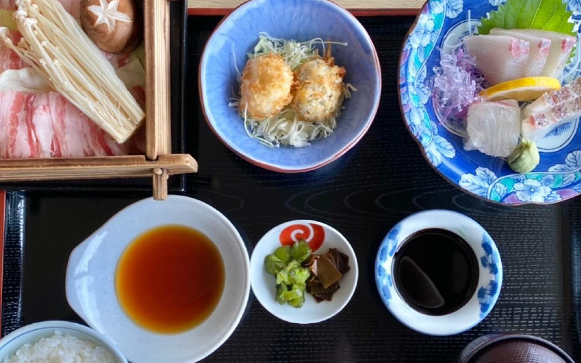 ペット同伴でのランチ